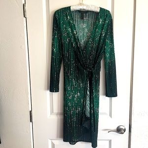 BCBG Max Azria Wrap Dress (M)